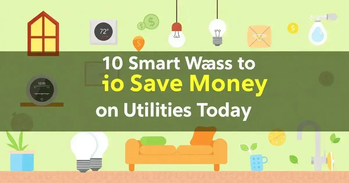 10 Smart Ways to Save Money on Utilities Today