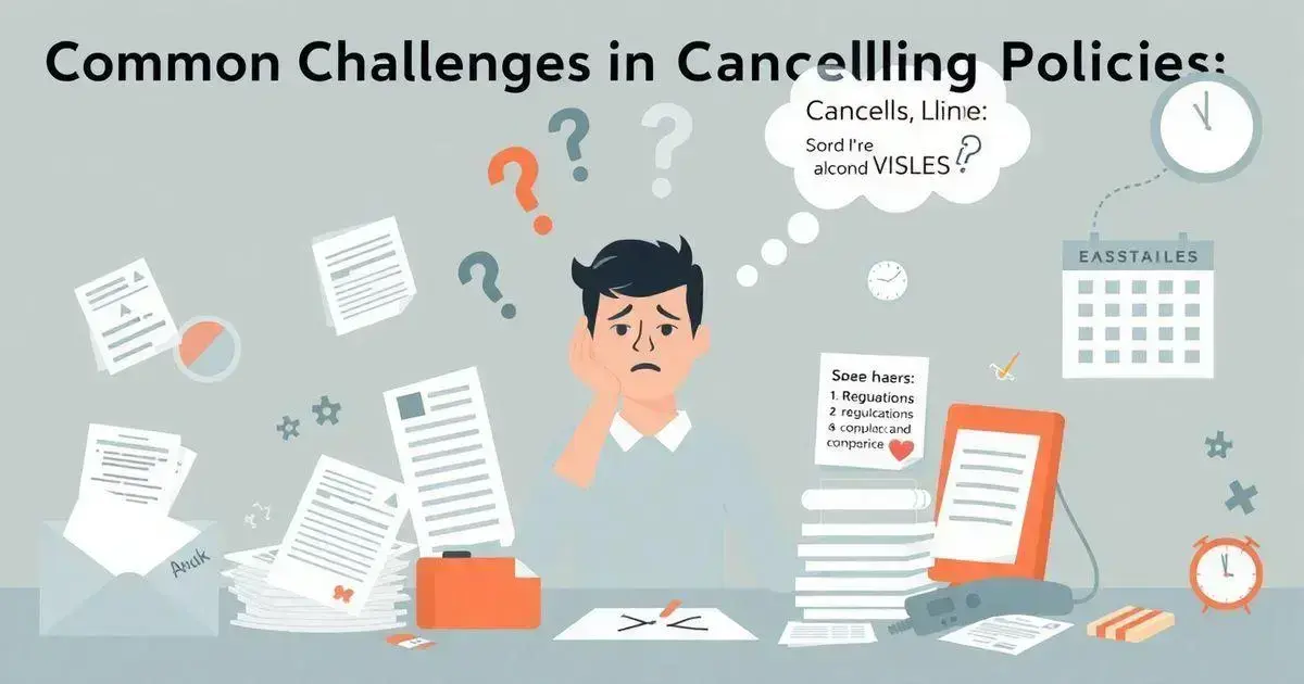 Common Challenges in Cancelling Policies