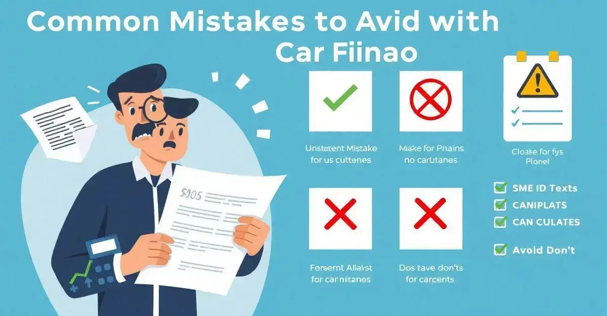 Common Mistakes to Avoid with Car Finance