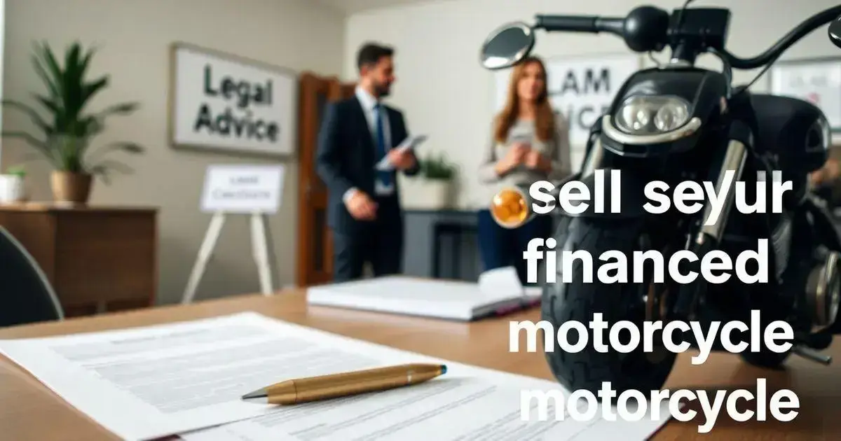 Legal Considerations When Selling a Financed Motorcycle