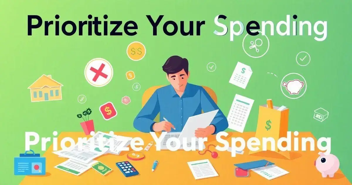 Prioritize Your Spending