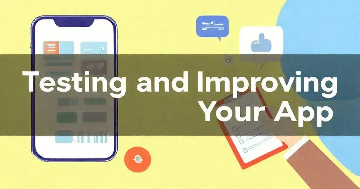 Testing and Improving Your App