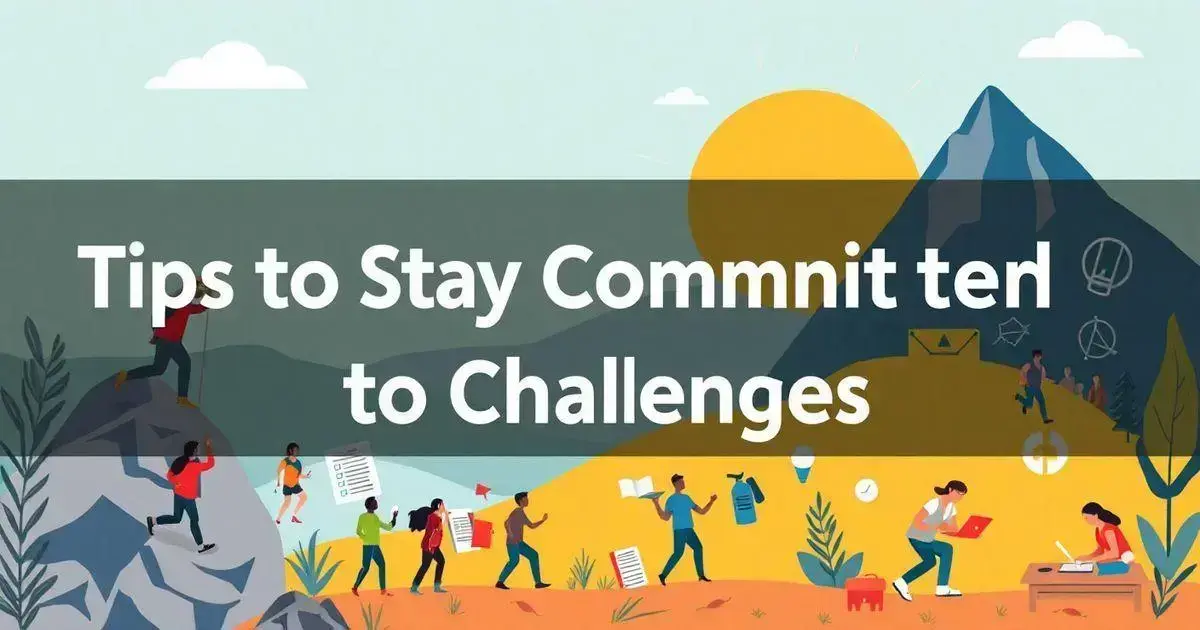 Tips to Stay Committed to Challenges